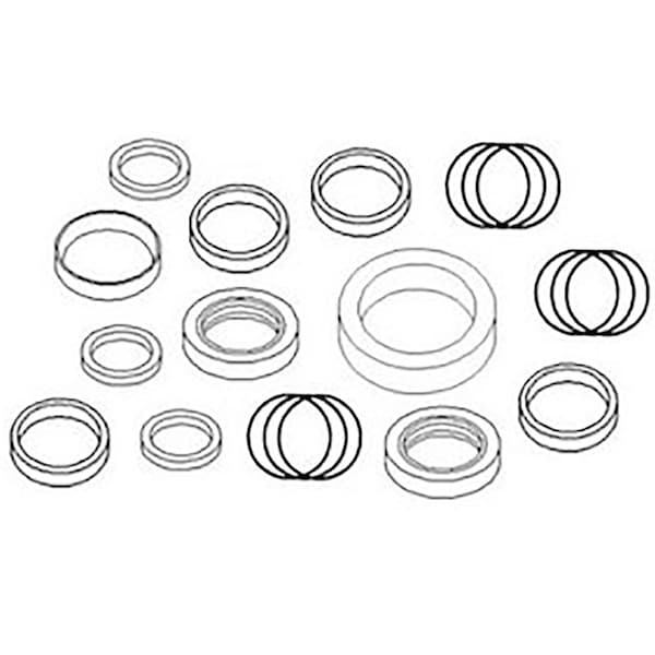 Aftermarket Lift Cylinder Seal Kit for Farmhand Loader F248A F248B F258B 1R40663 - main
